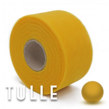 Tulle Ribbon Golden Yellow Meters 50