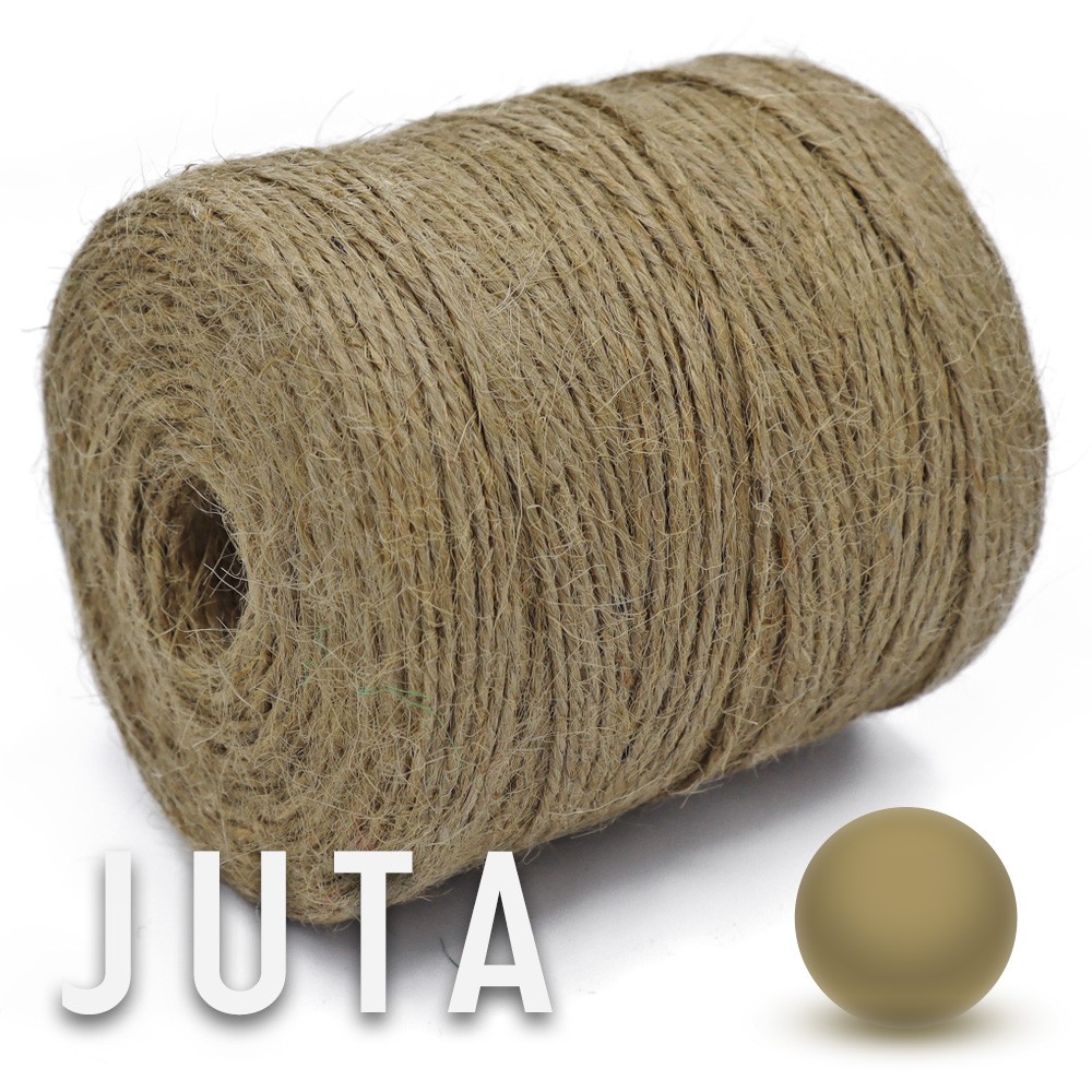 Bobine Juta naturelle mètres 200 couleur Naturel grammes 180