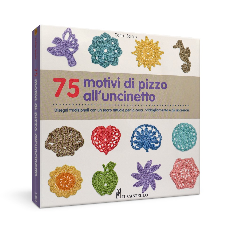 Libro 75 motivi di pizzo all'uncinetto