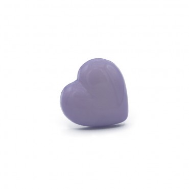 Heart Button 24 Lilac