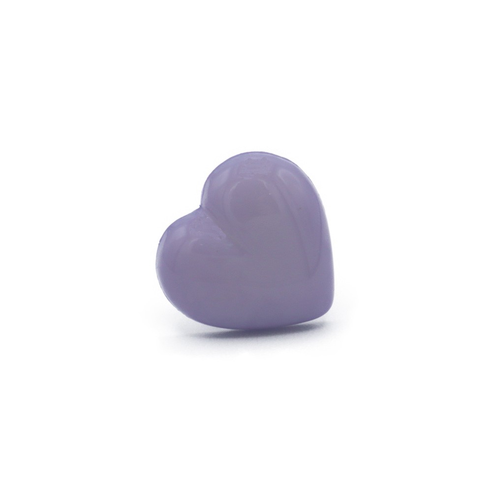 Botón Corazón 24 Lila
