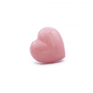 Heart Button 24 Pink