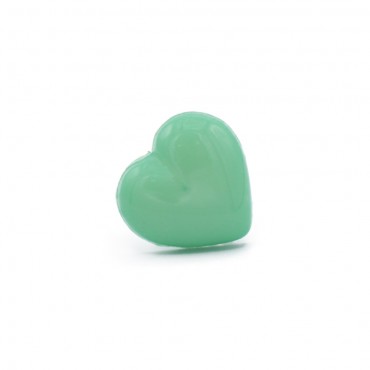 Heart Button 24 Green