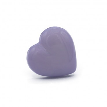 Heart Button 28 Lilac