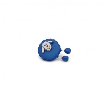 Bottone Manue 3D Bluette 1pz
