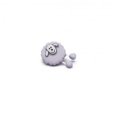 Manue 3D Button Lilac 1pc