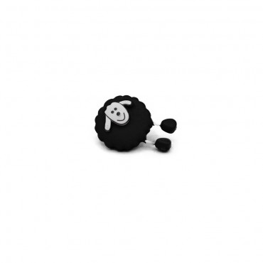 Manue 3D Button Black 1pc