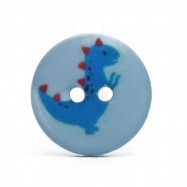 Botón Sauro Azul Claro 1pz