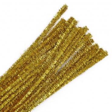 Fili di ciniglia modellabili metallo scovolino Oro