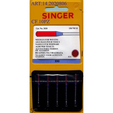 TS-2020806-Singer Needles for woven fabrics 100