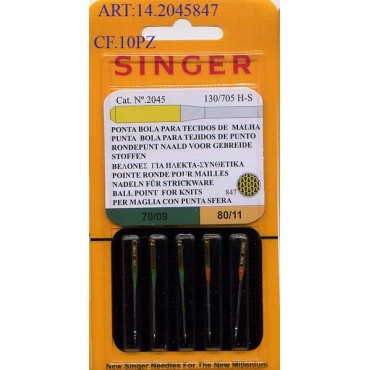 TS-2045847-Singer needle for knit fabrics-70/80