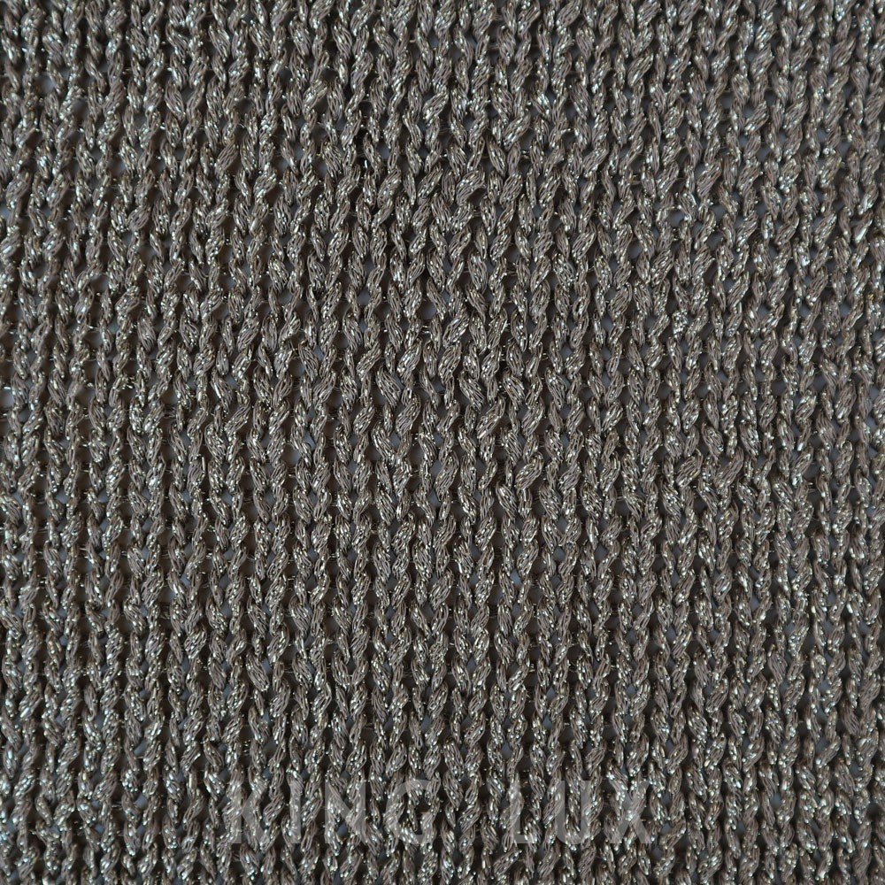 KingLux Dove Gray Silver viscose lurex ribbon Grams 250