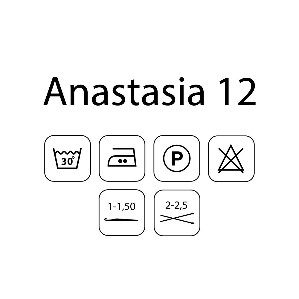 Anastasia 12 Gris Perlado Gramos 100