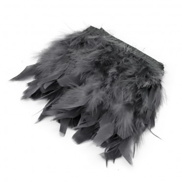 Feather Fringe Gray 1mt