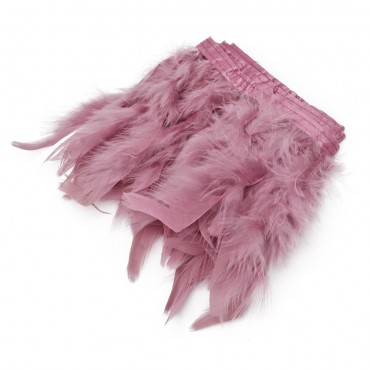 Feather Fringe Pink 1mt