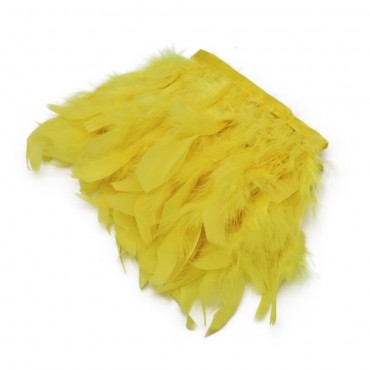 Feather Fringe Yellow 1mt