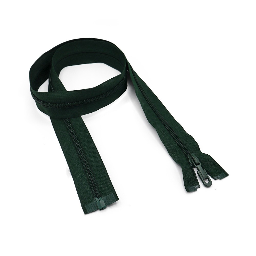 Cremallera divisible 80 cm Verde Oscuro