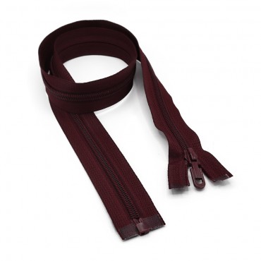 Divisible Zipper 80 cm Bordeaux