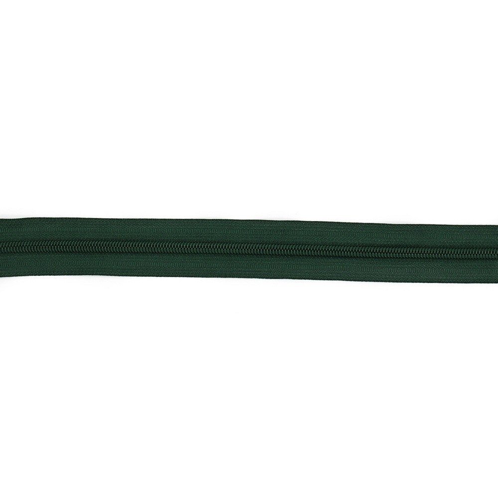 Zippers by the Meter Dark Green
