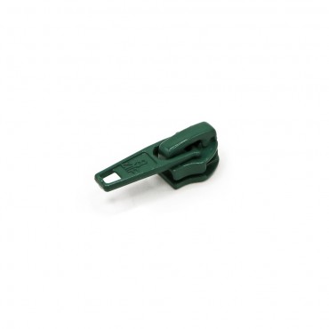 Zipper Slider by the Meter Dark Green
