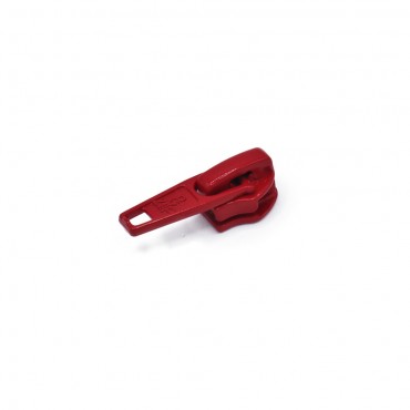 Zipper Slider by the Meter Red