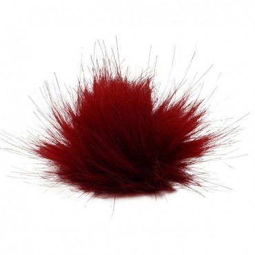 Pompom-8cm-Ruby red
