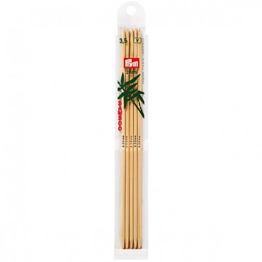 P-221213-Double-pointed knitting needles-bamboo-20 cm-N.3.5