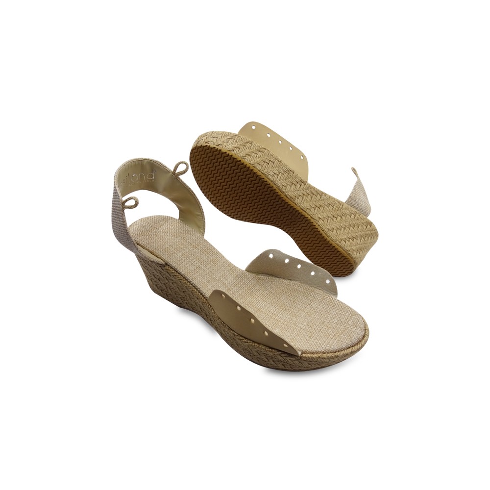 Sandal sole - Raffia - size 35 - natural color. Model  CS06