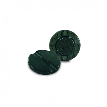 Botón Joya 15mm Verde