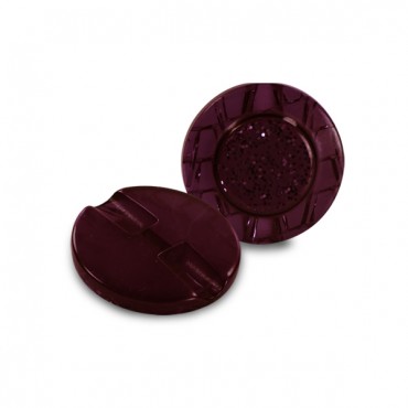 Jewel Button 20mm Burgundy