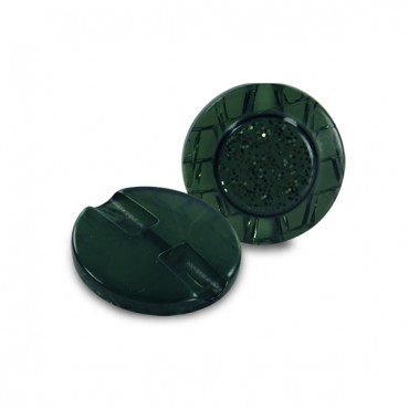 Jewel Button 20mm Green