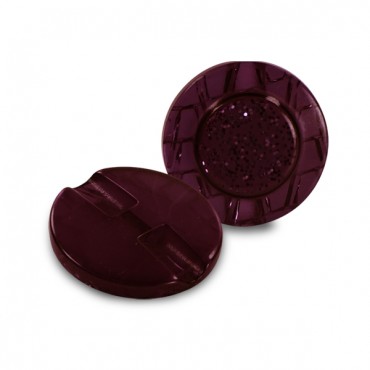 Jewel Button 22mm Burgundy