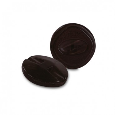 Jewel Button Brown 22 mm