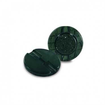 Jewel Button 17mm Green