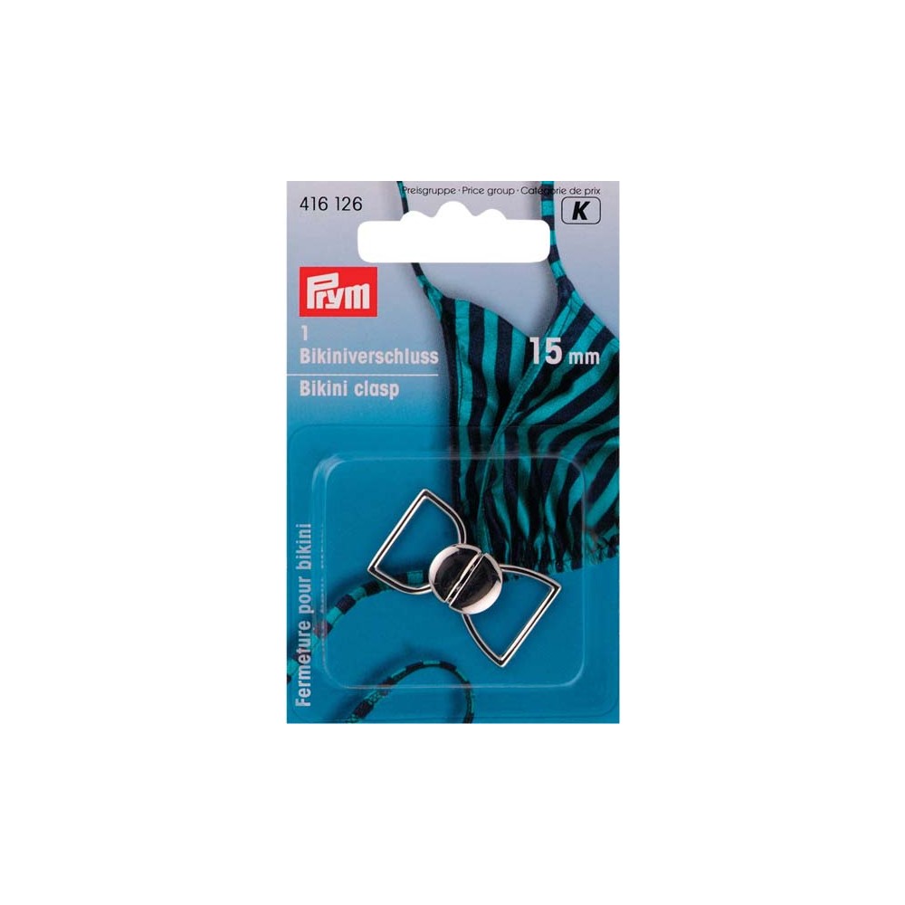 P416126-Clips Bikini -Plata-Mariquita
