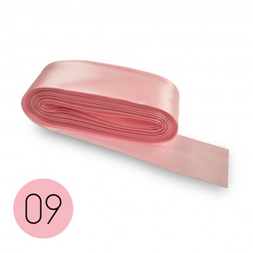 Satin ribbon 40mm. Pink 09. 10M