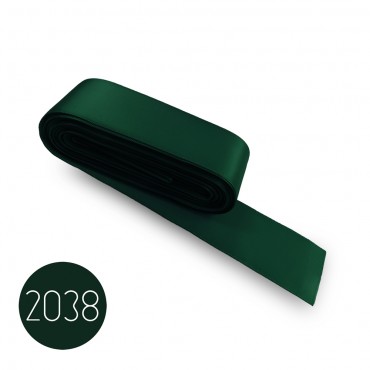 Satin ribbon 25mm. Green 2038. 10M