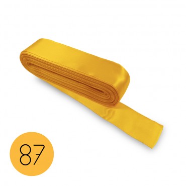Satin ribbon 25mm. Yellow 87. 10M