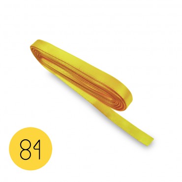 Satin ribbon 6mm. Yellow...