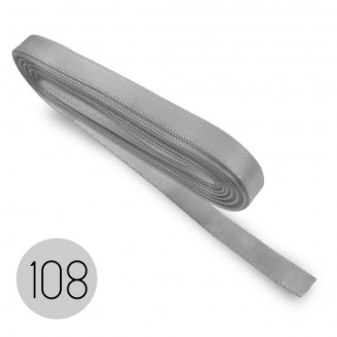 Satin ribbon 10mm. Grey 108. 10M