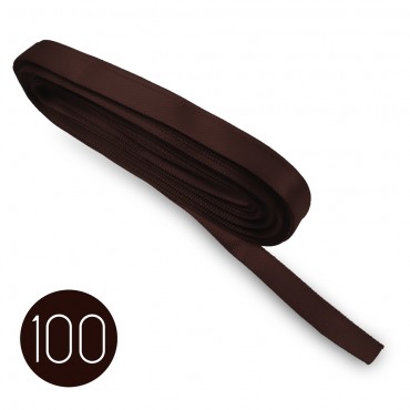 Satin ribbon 10mm. Brown 100. 10M