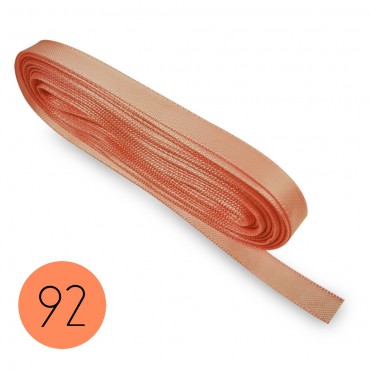 Satin ribbon 10mm. Salmon 92. 10M