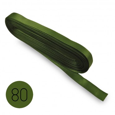 Satin ribbon 10mm. Green 80. 10M