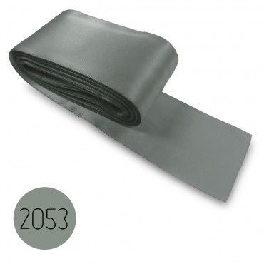 Satin ribbon 50mm. Grey 2053. 10M