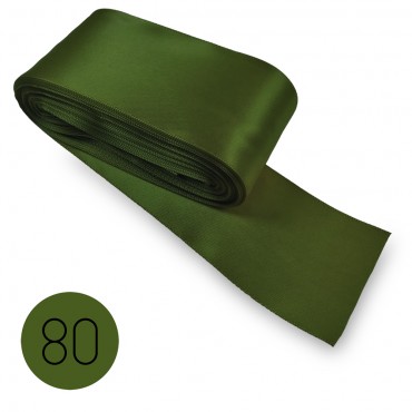 Satin ribbon 60mm. Green...