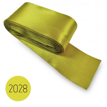 Satin ribbon 50mm. Green 2028. 10M
