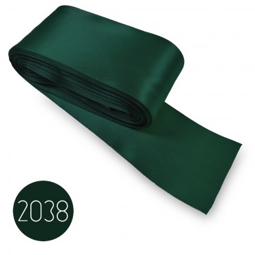 Satin ribbon 50mm. Green 2038. 10M