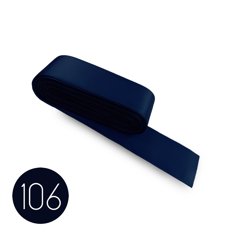 Nastro di raso mm15. Blu 106. Mt.10