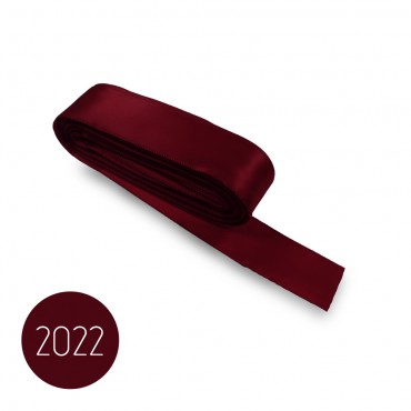 Satin ribbon 15mm. Burgundy 2022. 10M
