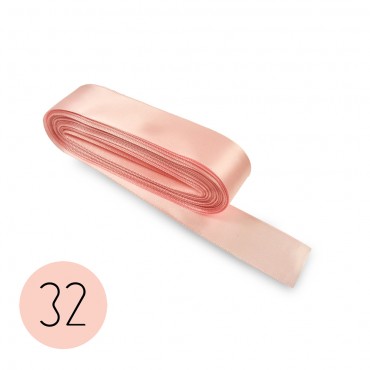 Satin ribbon 15mm. Pale Pink 32. 10M